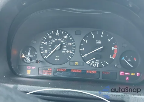 2001 BMW X5 4.4I z USA, uszkodzony, nr VIN WBAFB33561LH22828